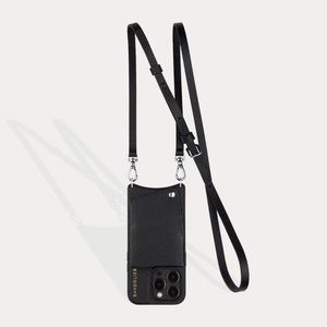 Bandolier Black Phone Case with Lanyard